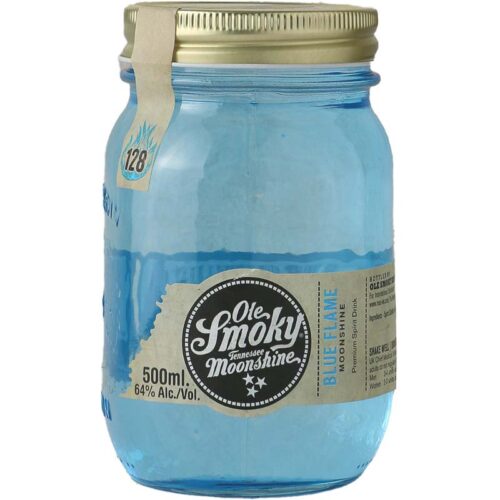 Ole smoky moonshine blue flame 64% 50cl