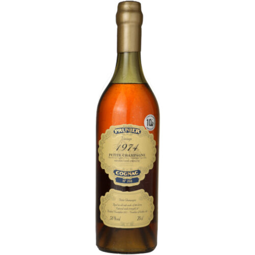 Prunier cognac 10th anniversary the whisky mercenary 1974 58% 70cl