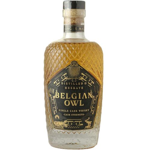 Belgian owl single cask cask strength black intense whisky 69% 50cl