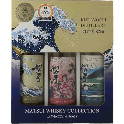 The matsui whisky tasting box 48% 3 x 20cl