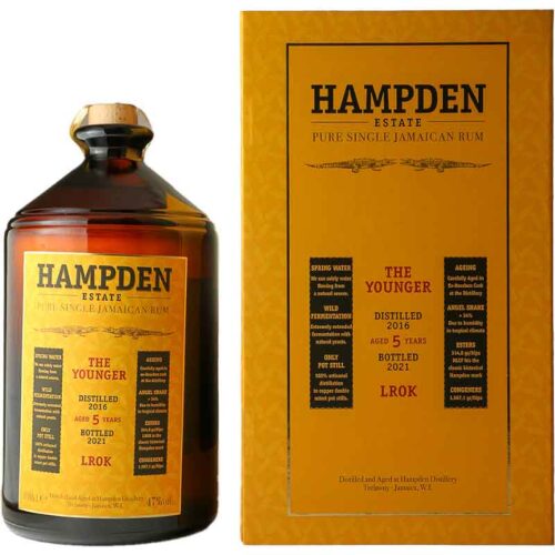 Velier hampden estate 2016 lrok the younger 5yo rum 47% 3 liter magnum