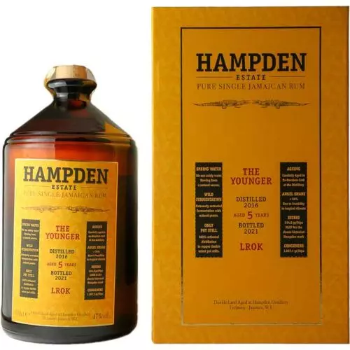 Velier hampden estate 2016 lrok the younger 5yo rum 47% 3 liter magnum