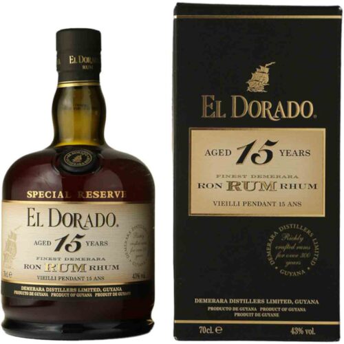 El dorado guyana 15y rum 43% 70cl