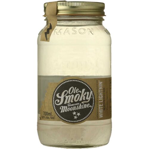Ole smoky moonshine white lightnin 50% 50cl