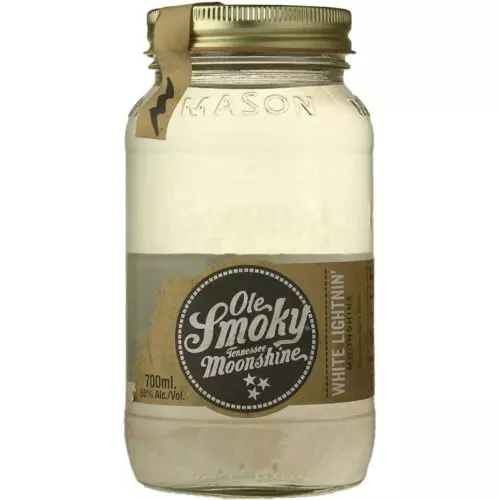 Ole smoky moonshine white lightnin 50% 50cl