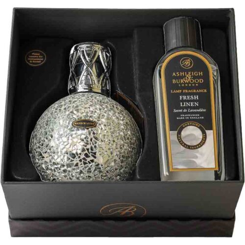 Ashleigh&burwood geurlamp cadeauset vers linnen 250ml pfl703a