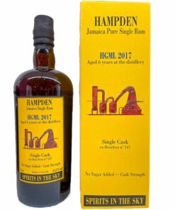 Hampden hgml 2017 single cask 6 jaar voor sits