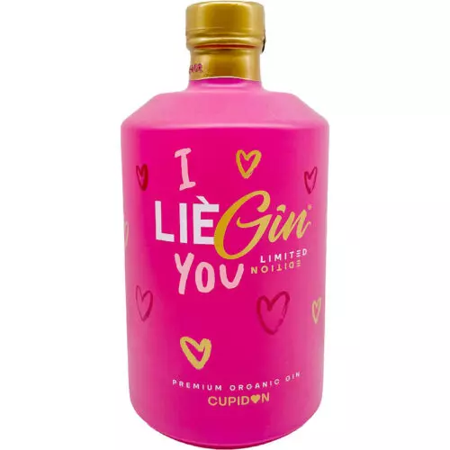 Liegin cupidon cuberdon roze fles gin
