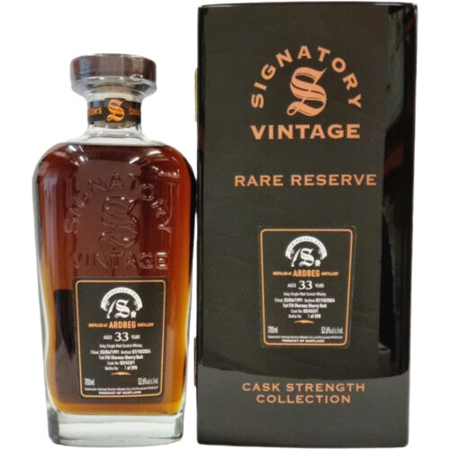 Ardbeg 33y 1991 signatory vintage rare reserve whisky 02/453/1 52,6% 70cl