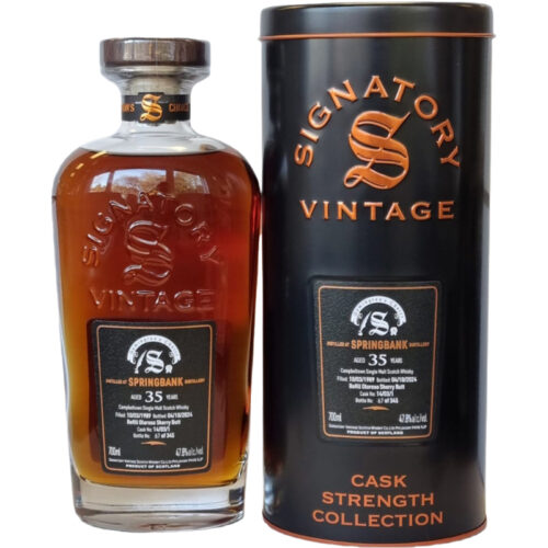 Springbank 35y 1989 signatory vintage 14/03/1 47,8% 70cl
