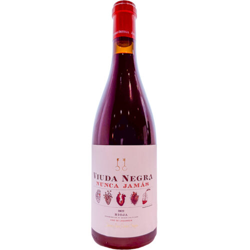 Viuda negra nunca jamàs spaanse rode wijn 14% 75cl