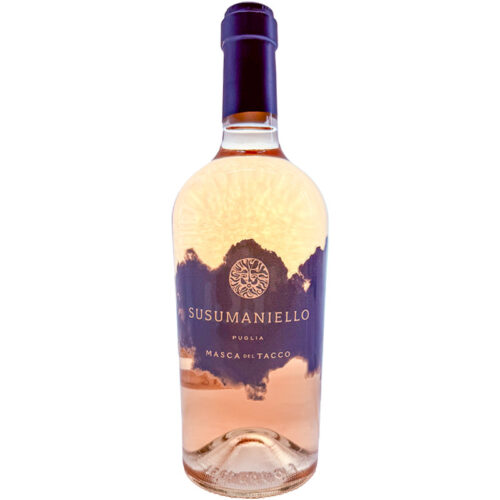 Masca del tacco rosato susumaniello italiaanse rosé wijn 12,5% 75cl