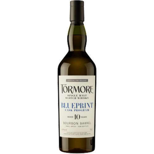 Tormore blueprint bourbon whisky 10y 48% 70cl