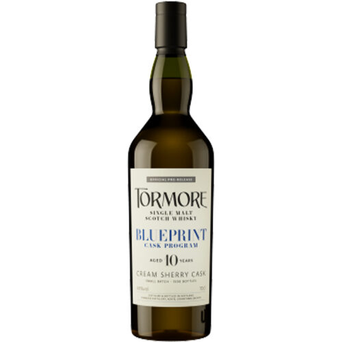 Tormore blueprint cream sherry 10y whisky 48% 70cl