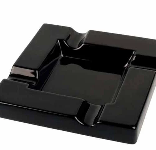 Asbak 4 sigaren zwart