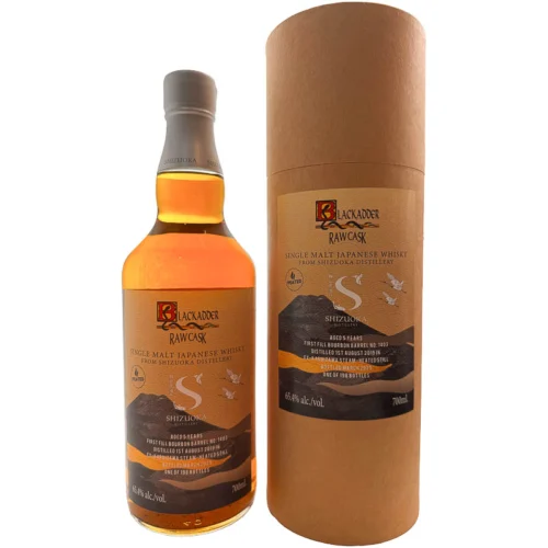 Shizuoka 2019 5y peated Blackadder raw cask #1403 Japanse whisky 70cl