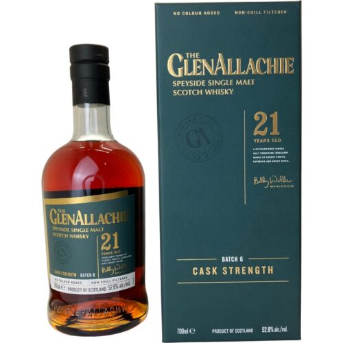 The glenallachie 21y batch 6 speyside single malt whisky 52,8% 70cl