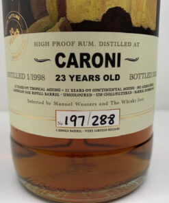 Alternative view of Caroni 23 year cask #45 spring spirits rum 56,8% 70cl