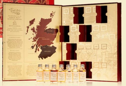 Luxueuze single malts of scotland whisky adventskalender 25x3cl