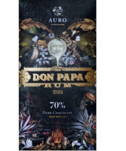 Auro x Don Papa pure chocolade 70% met rum