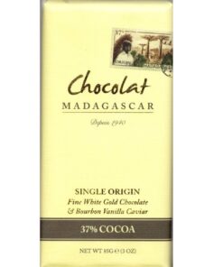 Chocolat Madagascar witte chocolade bourbon-vanille 37%