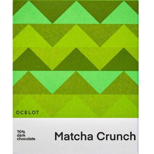 Ocelot matcha crunch 70% bio