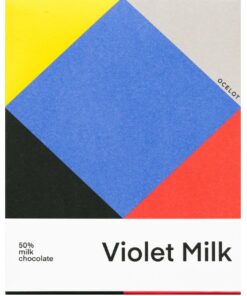 Ocelot melkchocolade met viooltjes 50% bio