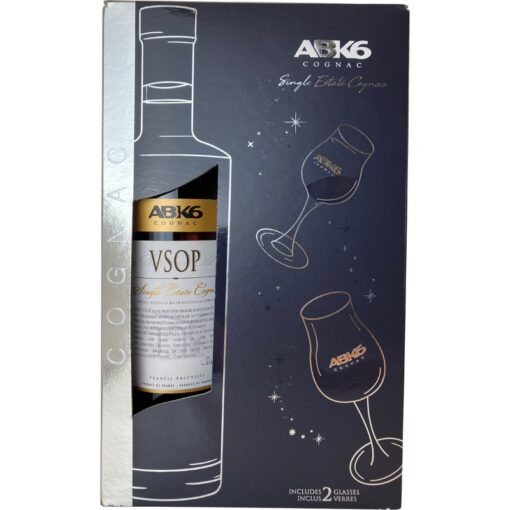 Abk6 vsop 40% 70cl + 2 glasses
