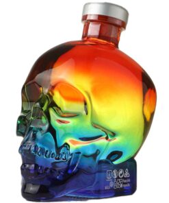 Crystal head rainbow pride skull 43% vodka 70cl
