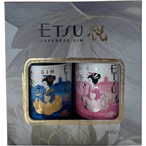 Etsu japanese gin 43% 2x20cl