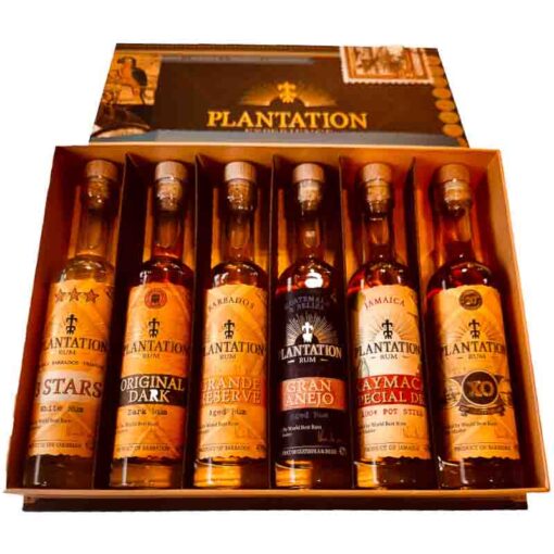 Plantation rums giftset 41,03% 6x10cl