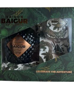 Saigon baigur dry gin 43% gift pack balloon glass