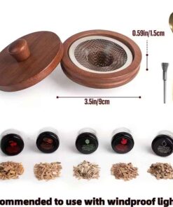Luxe whiskey cocktail smokerset met aansteker